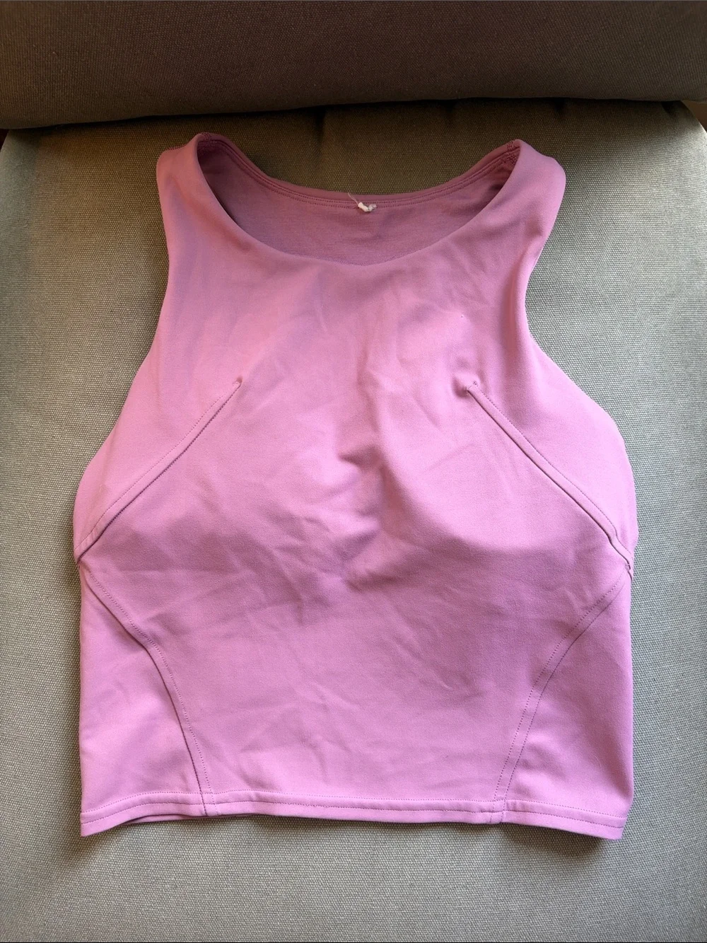 lululemon athletica Mauve Pink Crop Tank